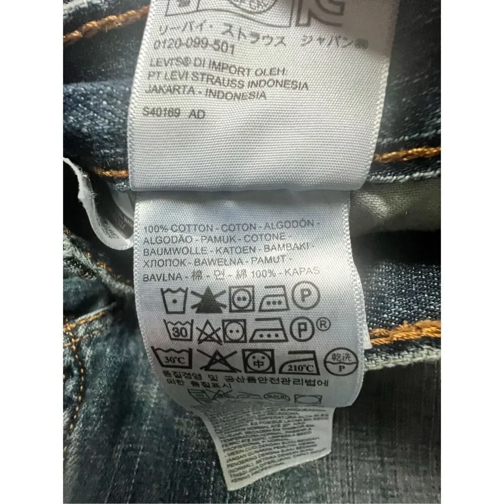 Levi 559 Relaxed Straight Fit Jeans Sz 36-31  I